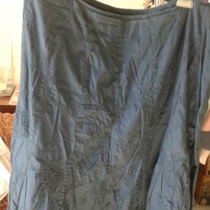 J. Jill skirt Sz14, teal blue